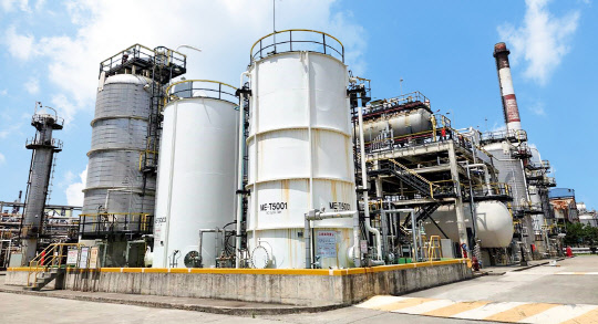 SK이노베이션 울산콤플렉스 내 SBM(고정상 메록스) 공정. <SK이노베이션>